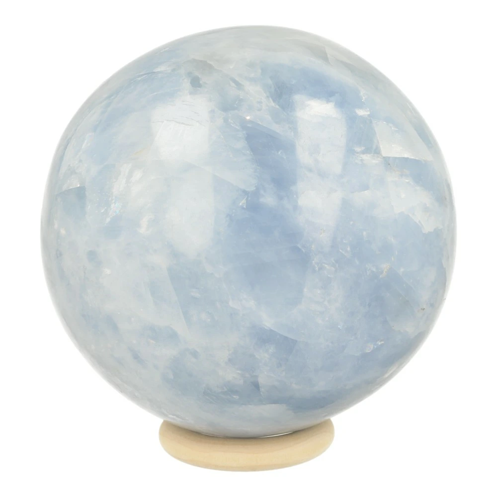 Blauwe calciet bol 90mm 