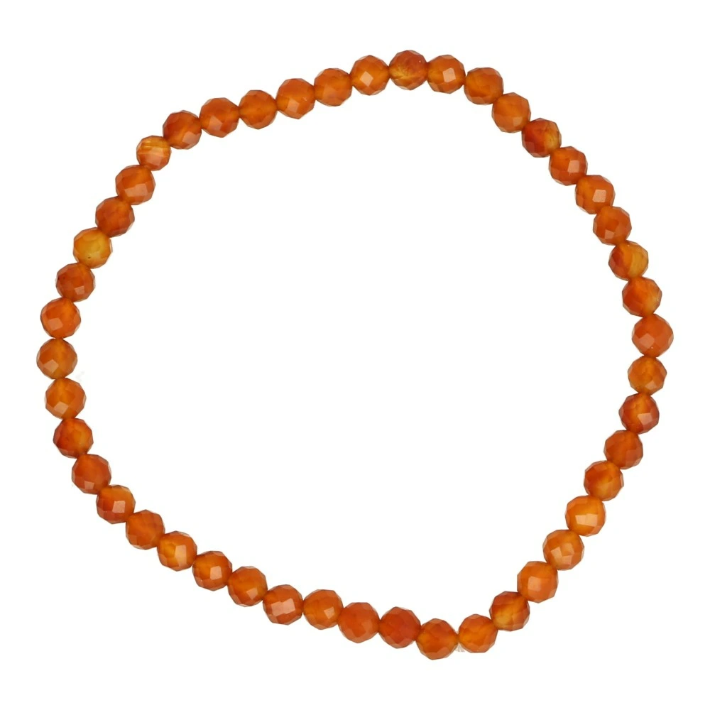Carneool armband 4mm facetgeslepen