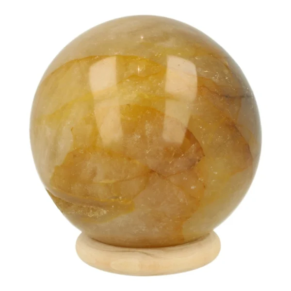 Mooie grote gele golden healer vol van ruim 8,5cm