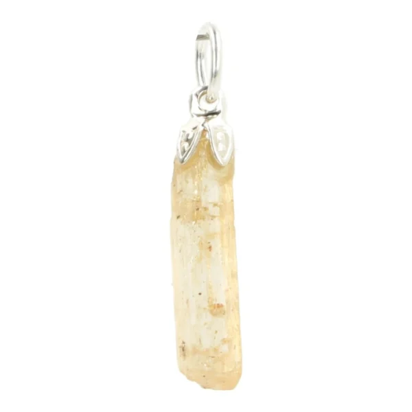 Fraai goudtopaas hanger met oogje