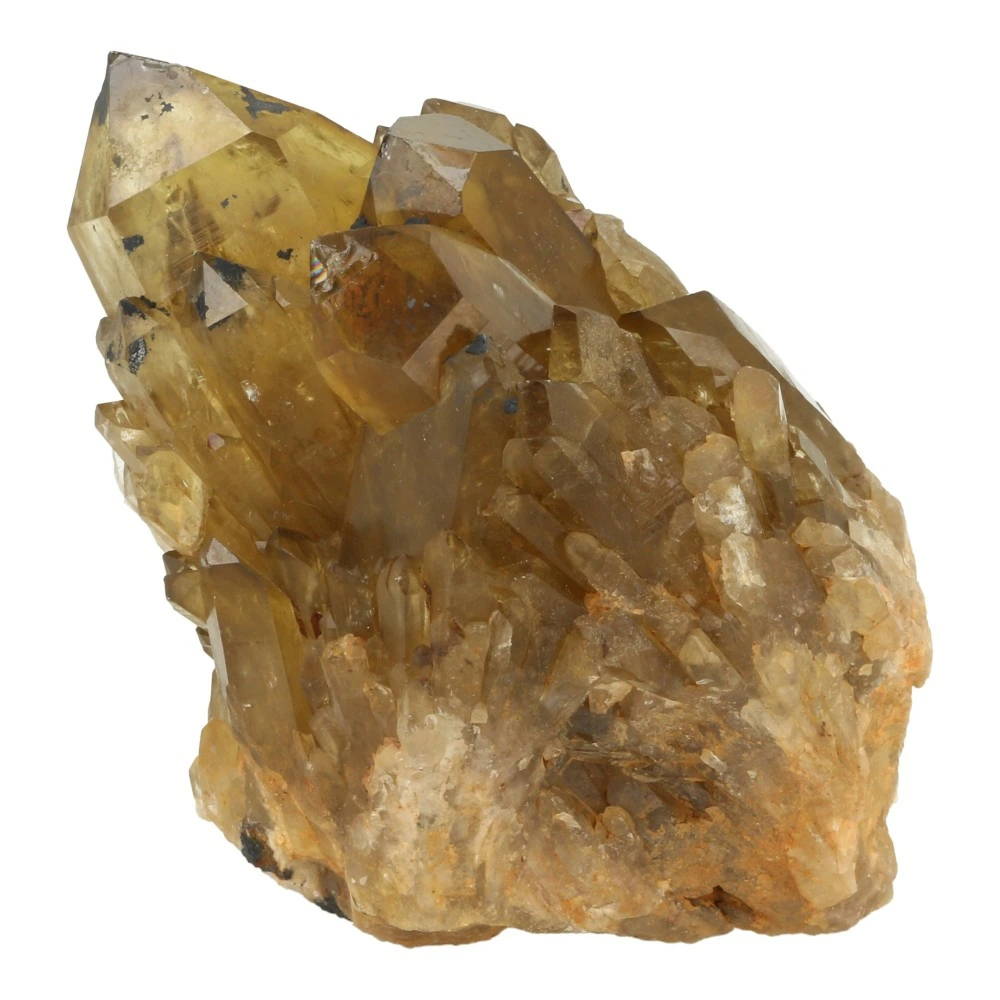 Natuurlijke citrien cluster ruw nr10