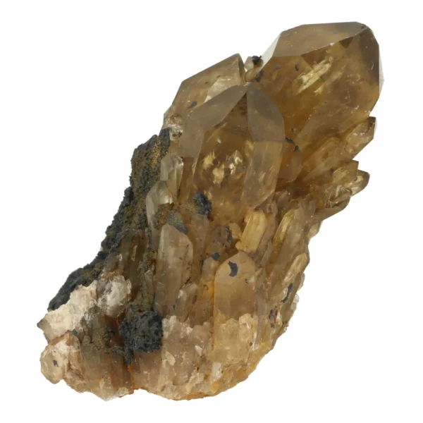 Mooi robuust cluster natuurlijke citrien 'nr12' uit Congo