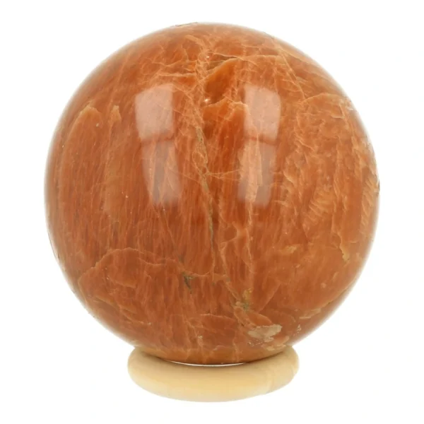 Fijne roze maansteen bol met diameter van 57mm