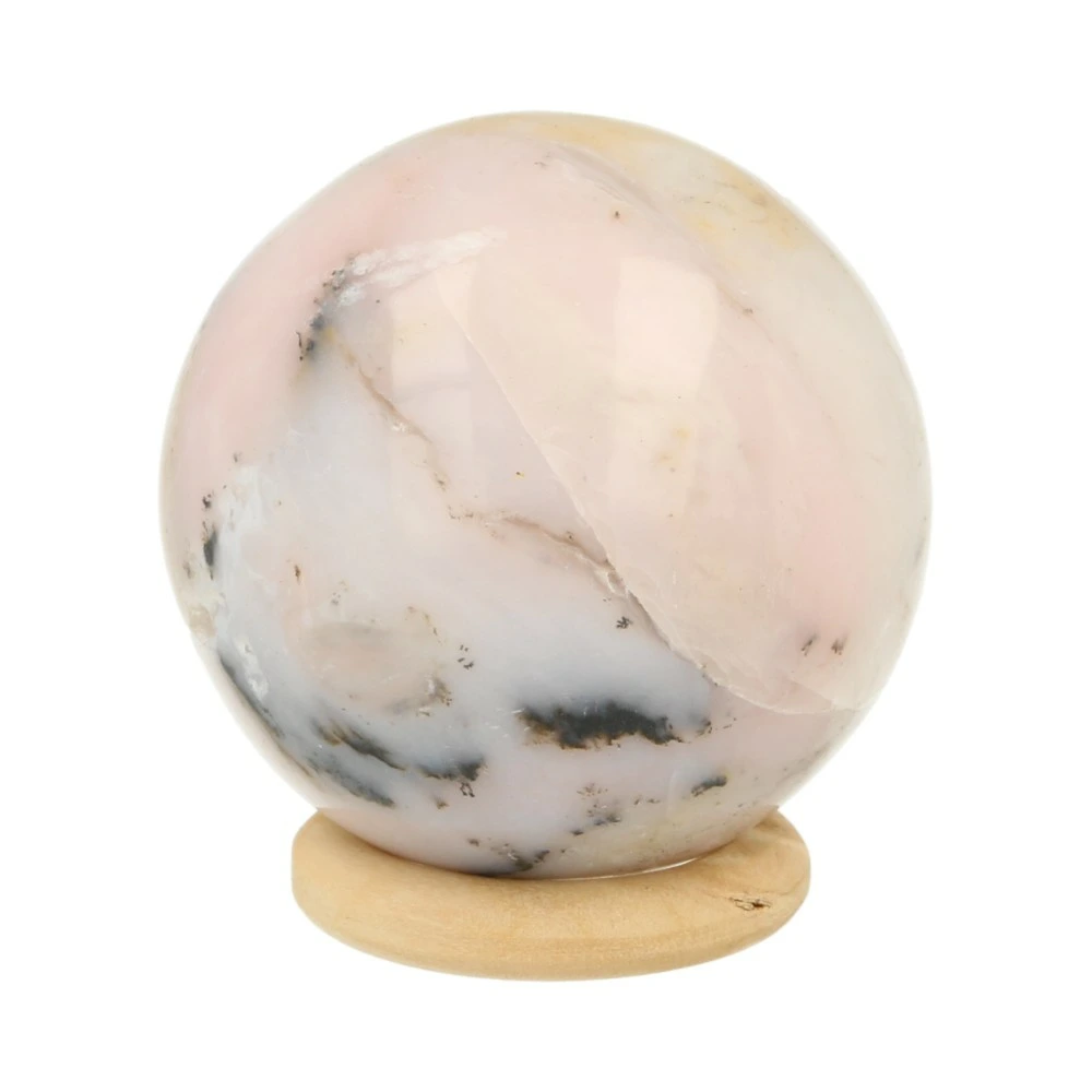 Roze opaal bol 43mm