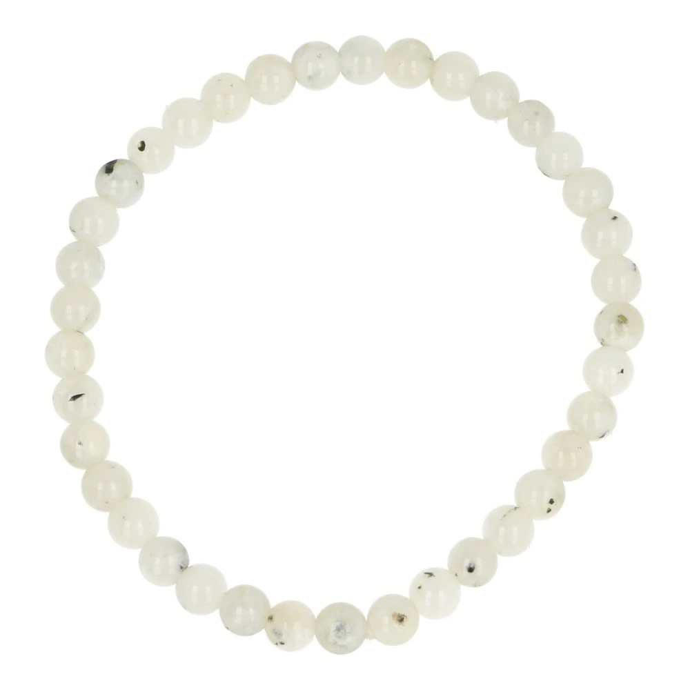 Witte maansteen armband 6mm nr2