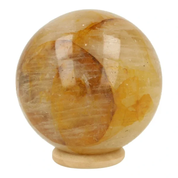 Mooie gele golden healer bol met een diameter van 57mm 'nr2'