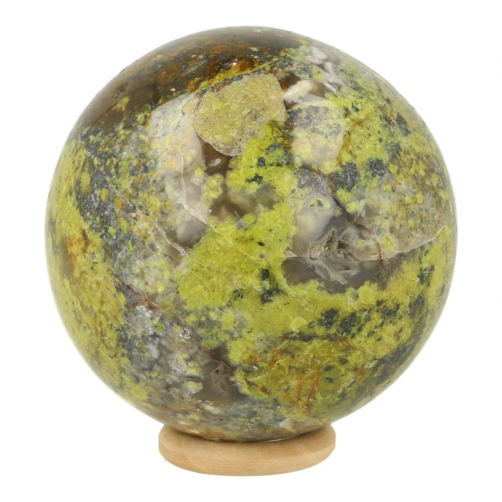 Groene opaal bol 66mm
