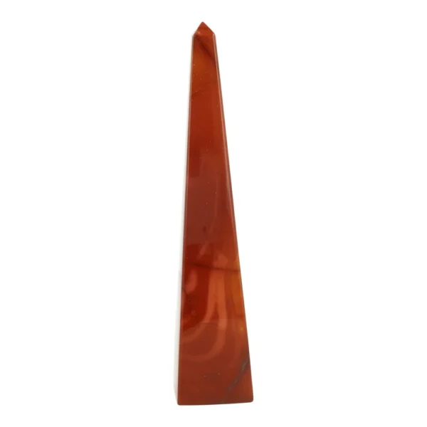 Prachtige mookaietjaspis obelisk van 20cm hoog uit Australië