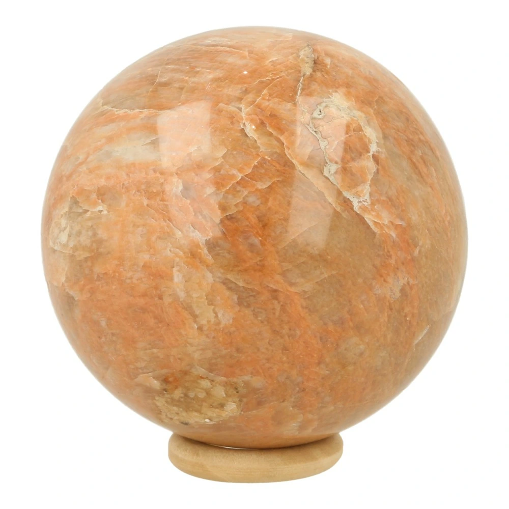 Roze maansteen bol 69mm