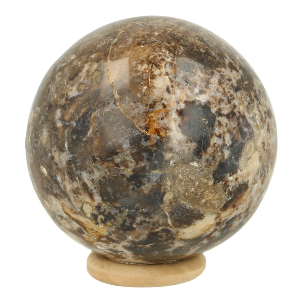 Zwarte opaal bol 60mm