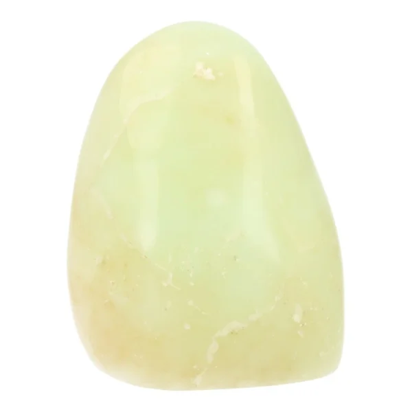 Fraaie lichtgroene chrysopraas vrije vorm 'nr1' uit Indonesië
