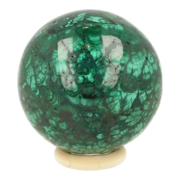 Frisse malachiet bol met diameter van 56mm uit Congo