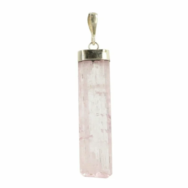 Fraai groot kunziet kristal hanger 'nr1'van 47mm lang