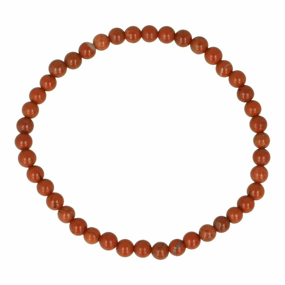 Rode jaspis armband 4mm kralen
