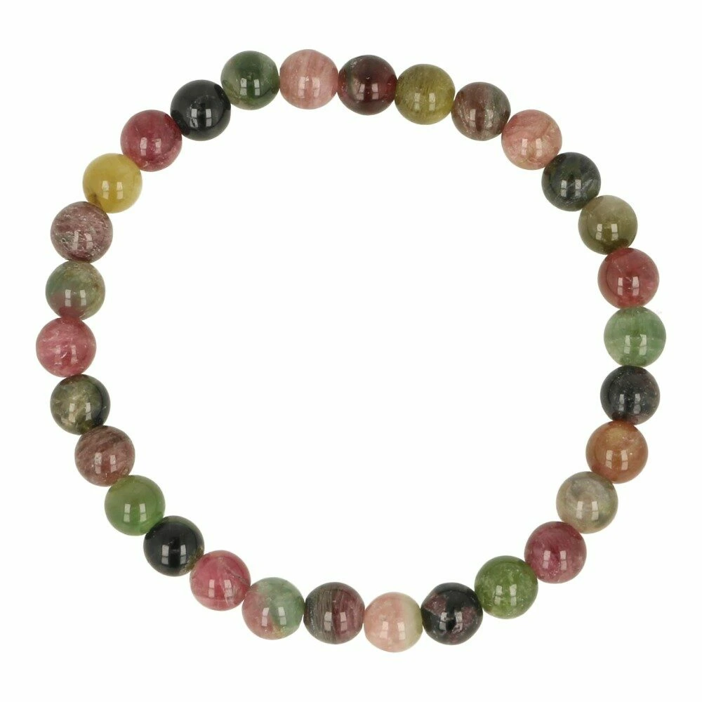 Toermalijn armband multicolor 5,5-6mm