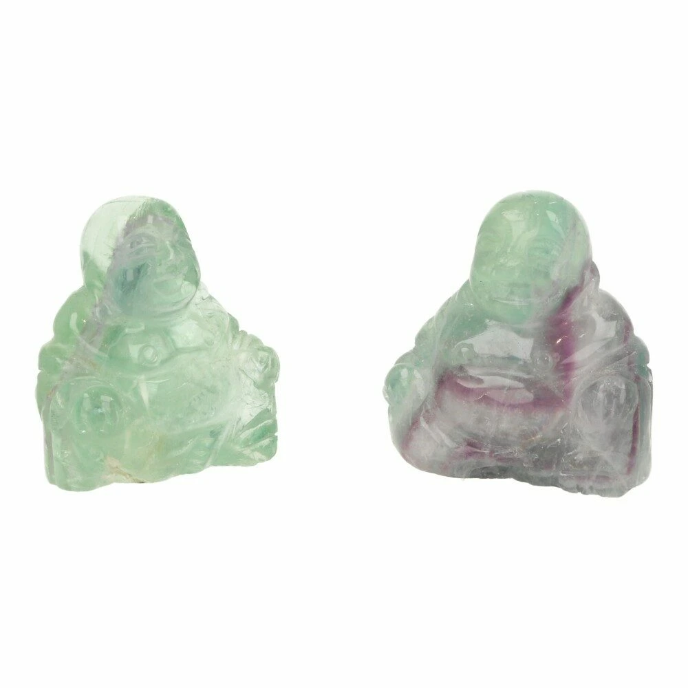 Fluoriet boeddha 4cm