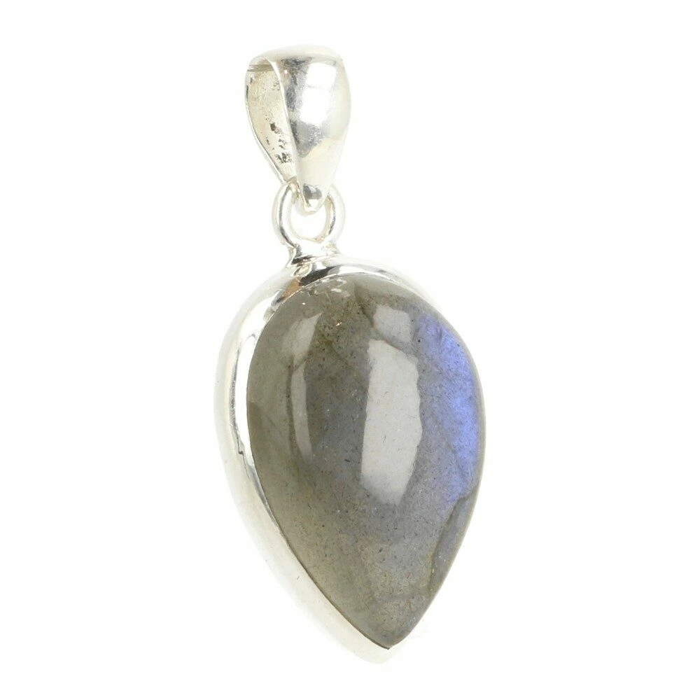 Labradoriet hanger in zilver 'LA18'