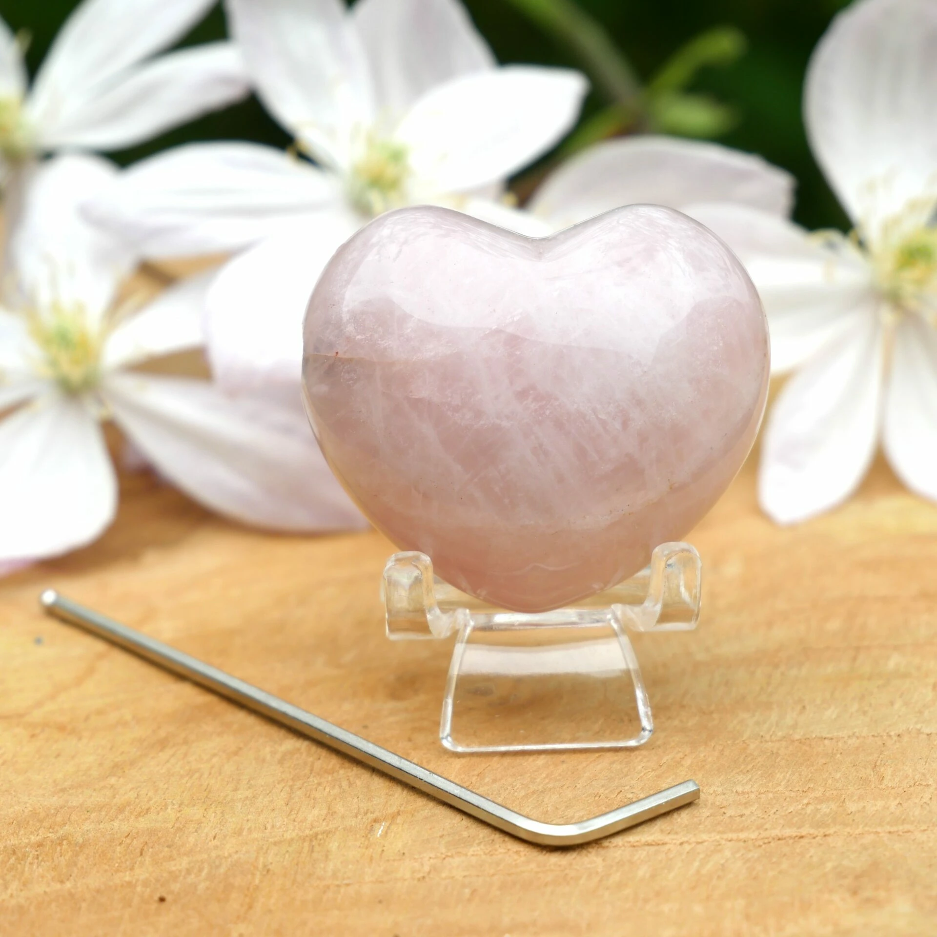 mini urn rozenkwarts hart 4,5cm