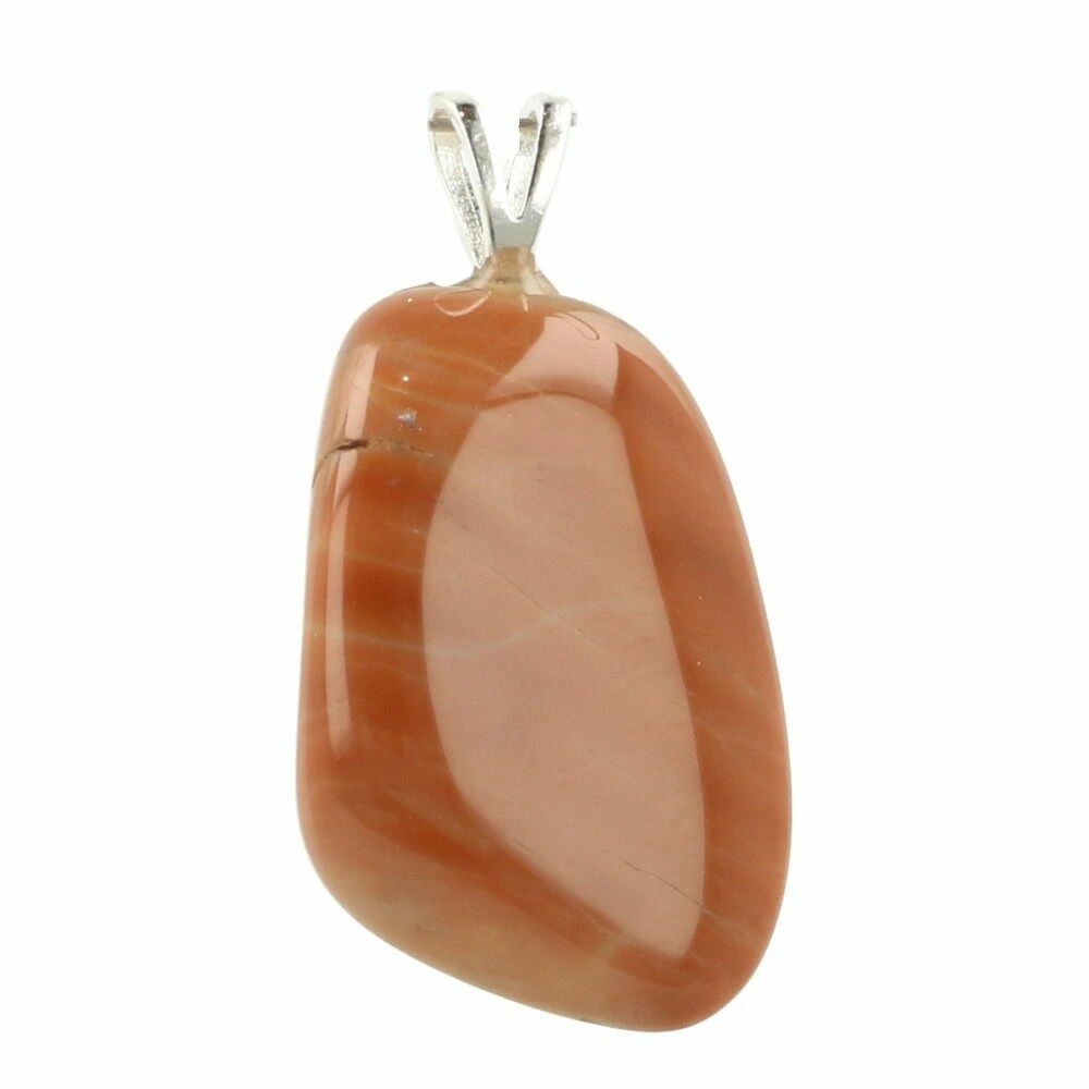 Versteend hout hanger met oogje