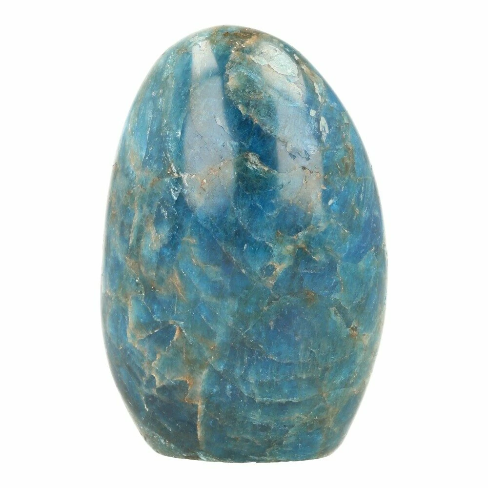 Blauwe apatiet vrije vorm 9cm
