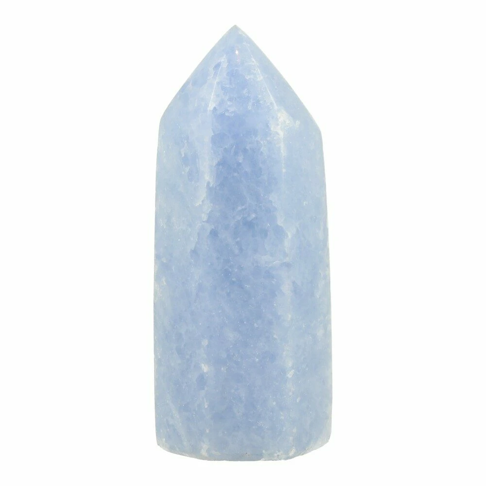 Blauwe calciet toren 10cm