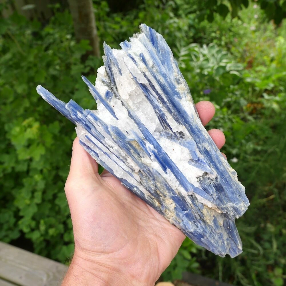 Blauwe kyaniet ruw groot 'nr5'