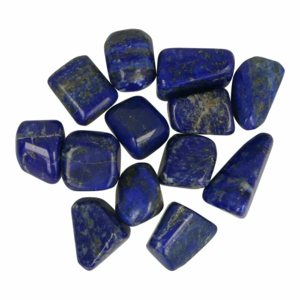 Fraaie lapis lazuli trommelsteen van 2-3cm lang