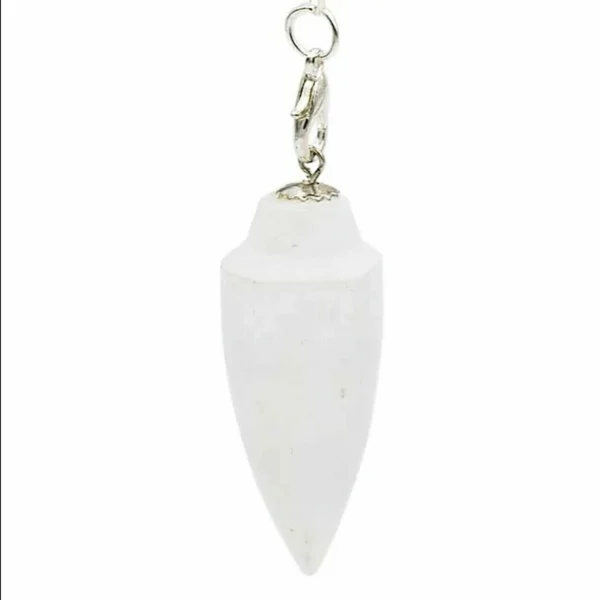 Seleniet pendel met chakra ketting