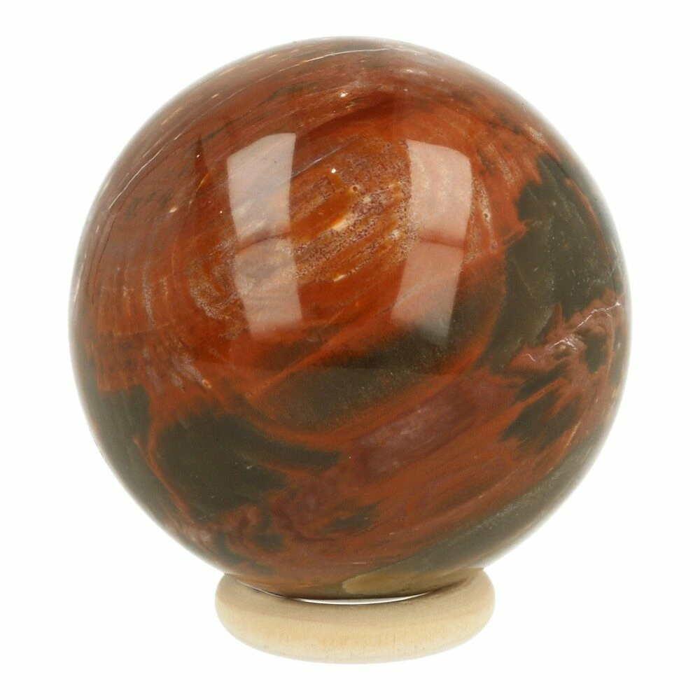 Versteend hout bol 58mm