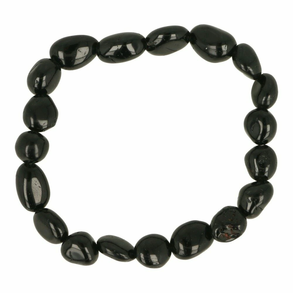 Zwarte toermalijn armband 8-10mm