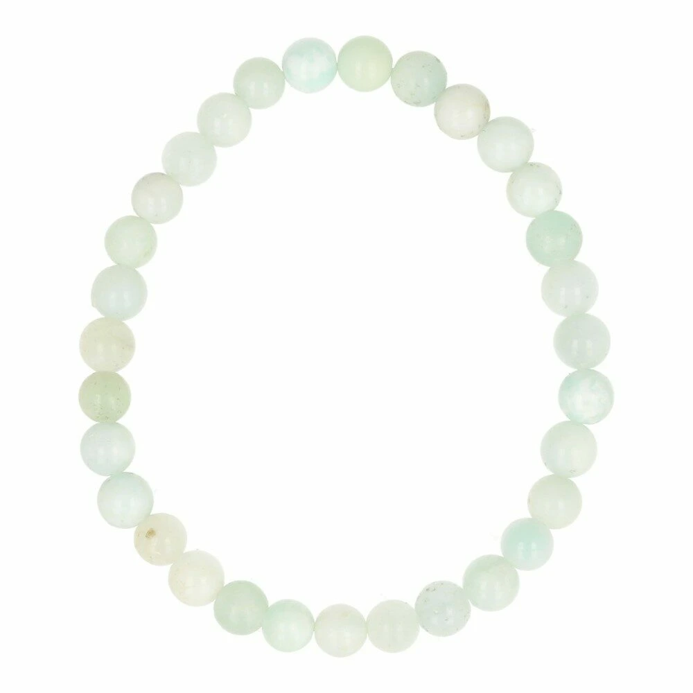 Blauwe aragoniet armband 6mm