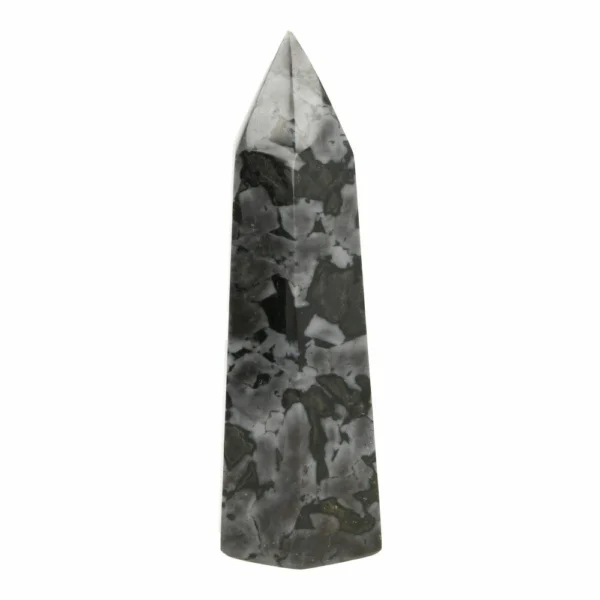 Fraaie gabbro toren van 137mm hoog