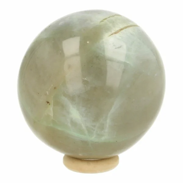 Leuke groene maansteen bol van 52mm diameter
