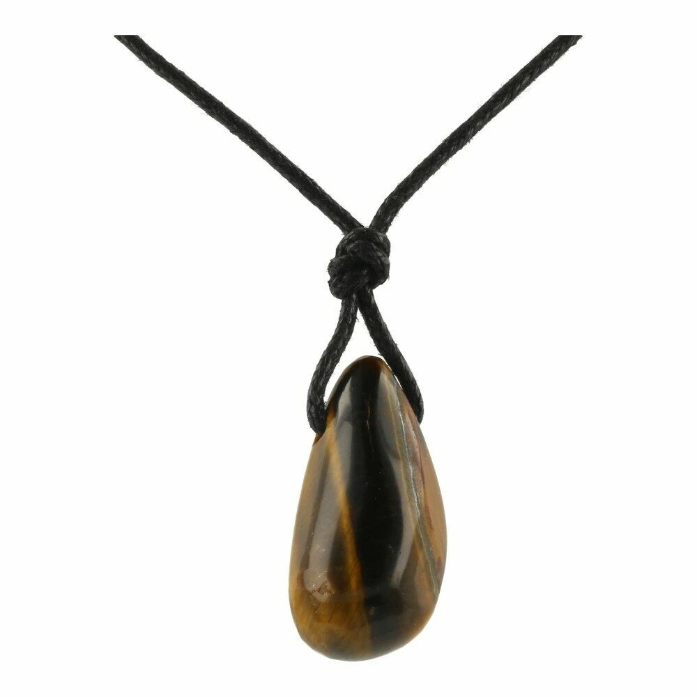 Tijgeroog hanger doorboord druppel