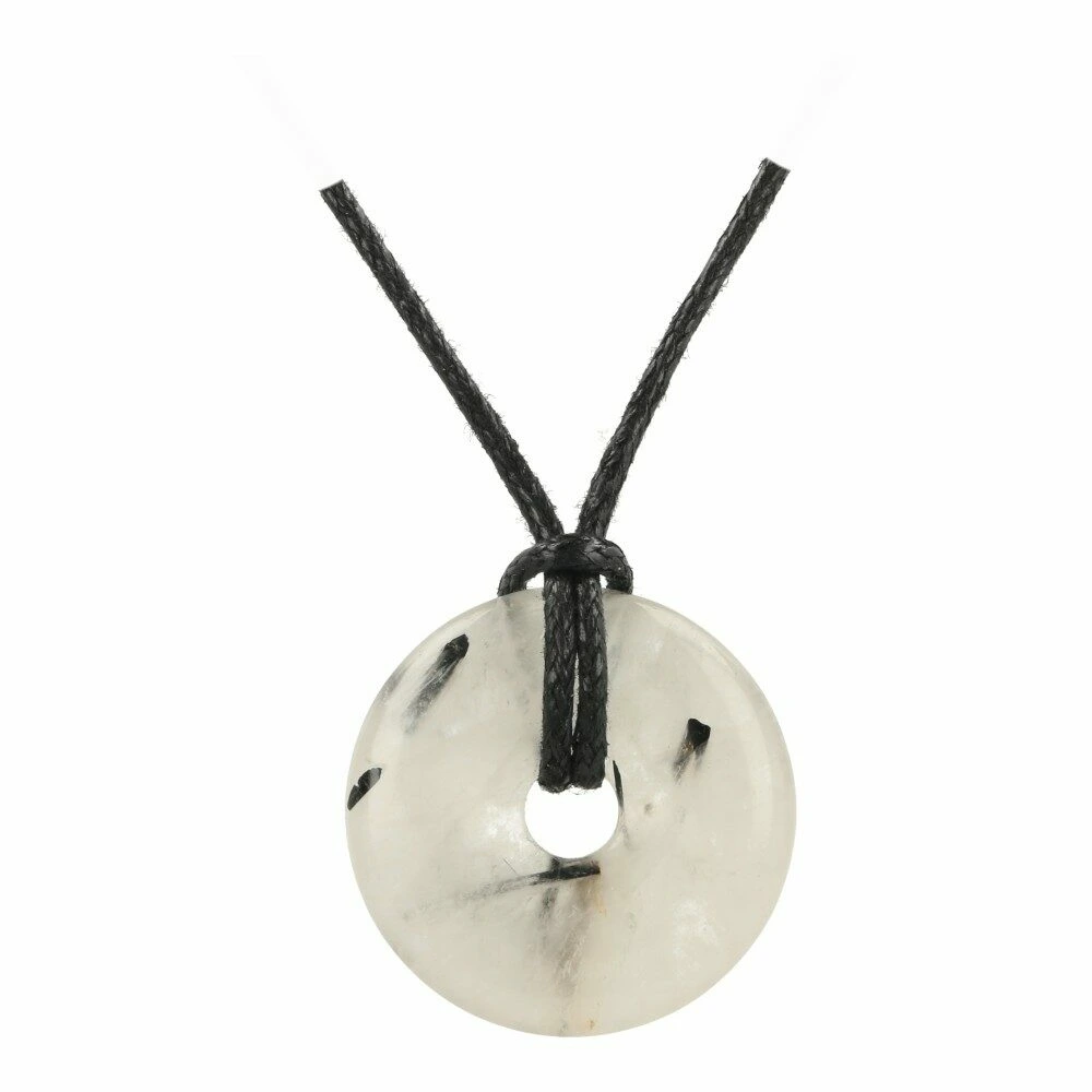 Toermalijnkwarts donut 3cm