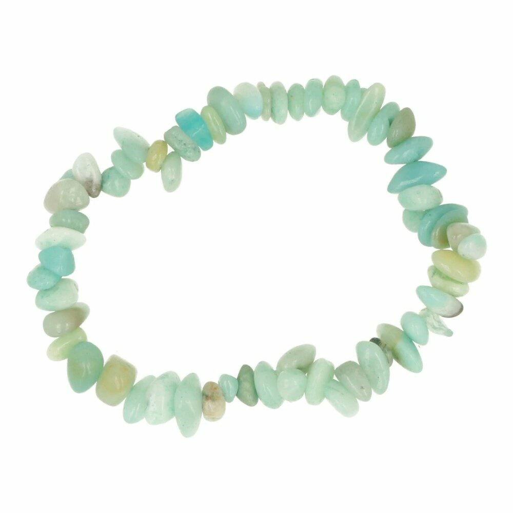 Amazoniet armband split fijn