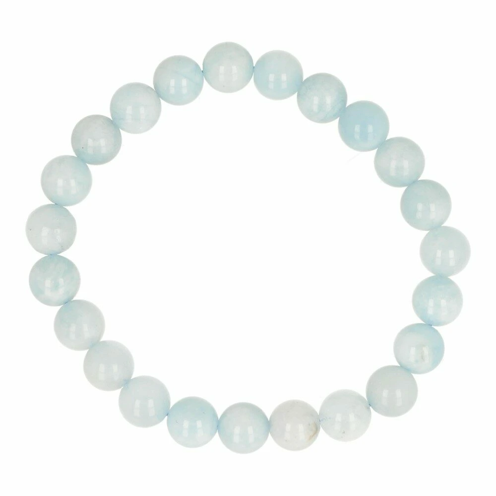 Aquamarijn armband 8mm