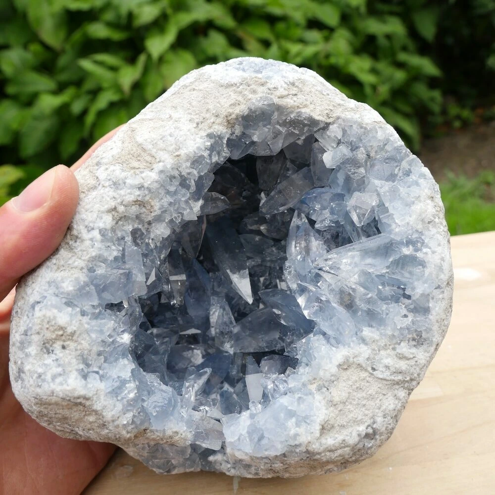 Celestien geode 5,8kg rond