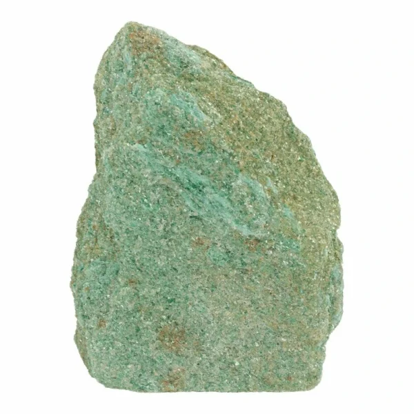 Leuk stukje ruwe fuchsiet in staande vorm van 10cm hoog