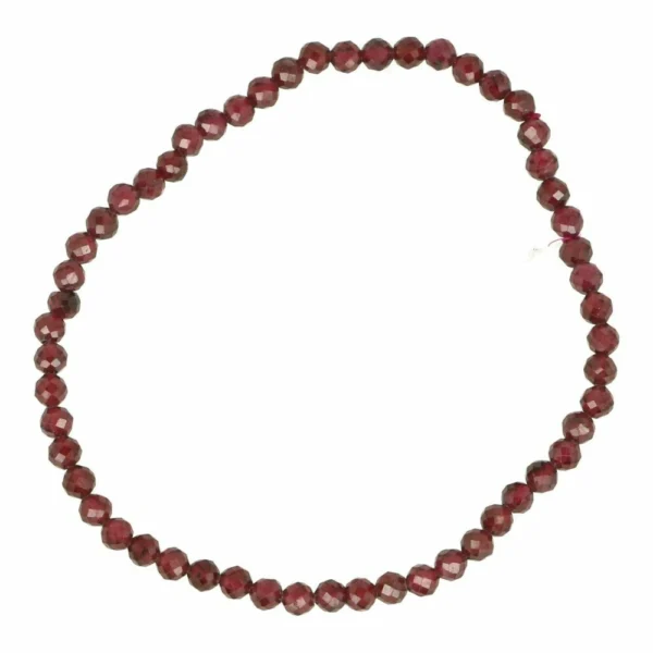 Graanaat armband met facet geslepen kralen van 3mm diameter