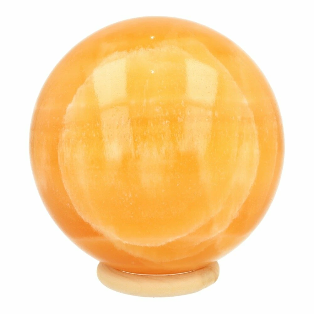 Oranje calciet bol 10cm nr2