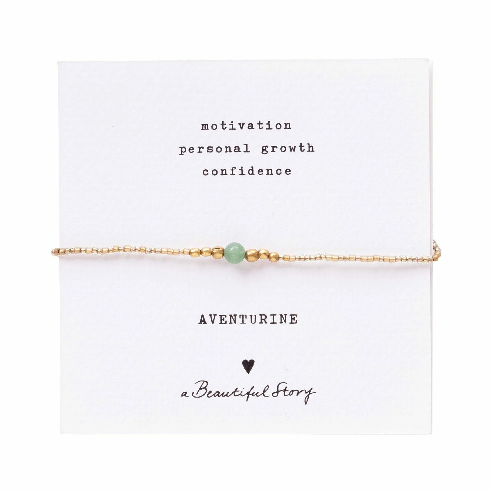 Groene aventurijn armband Iris A Beautiful Story