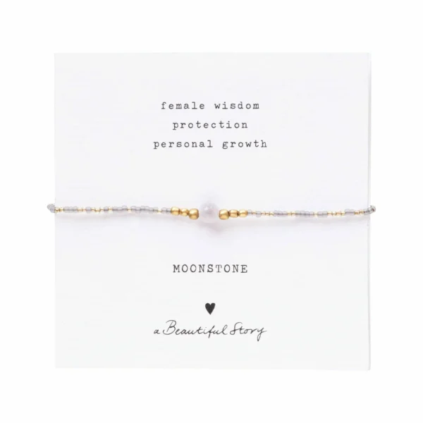 Maansteen armband Iris verstelbaar van A Beautiful Story