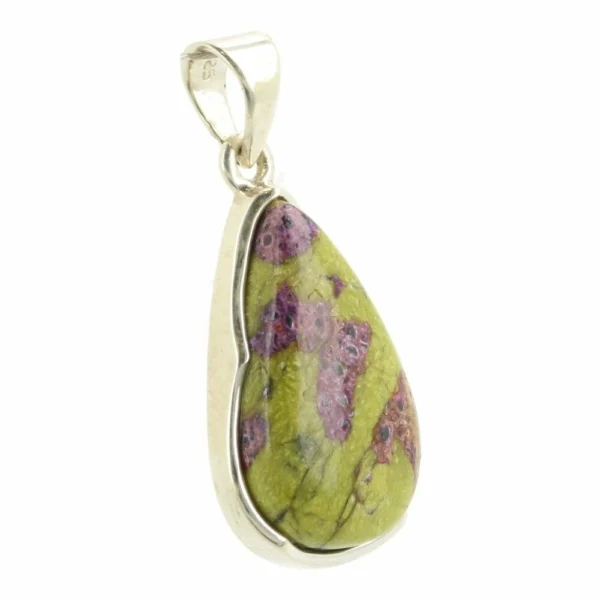 Leuke atlantisiet hanger in zilver 'nr4' van 14mm breed