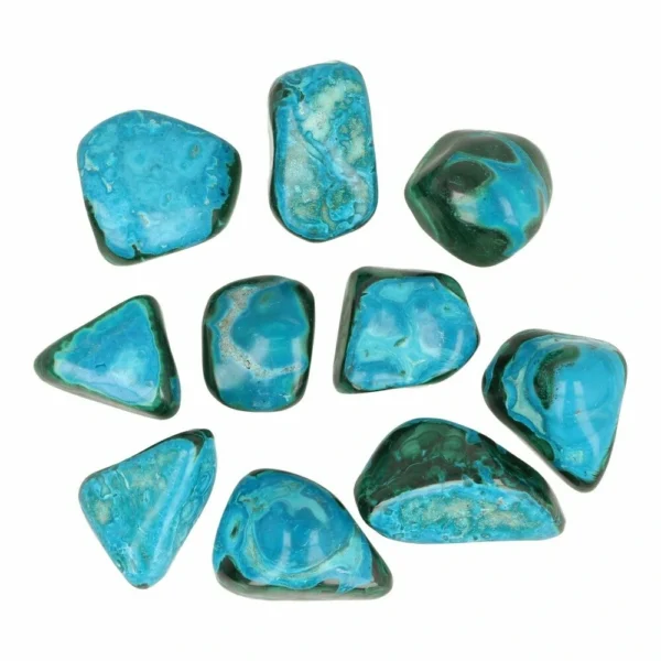 Fraaie malacolla trommelsteen van 3-4cm lang