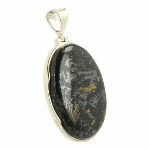 Mooie kwaliteit nuummiet hanger in zilver 'nr2' uit Groenland