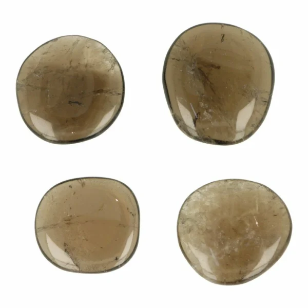 Mooie donkerbruine rookkwarts zaksteen van 4cm