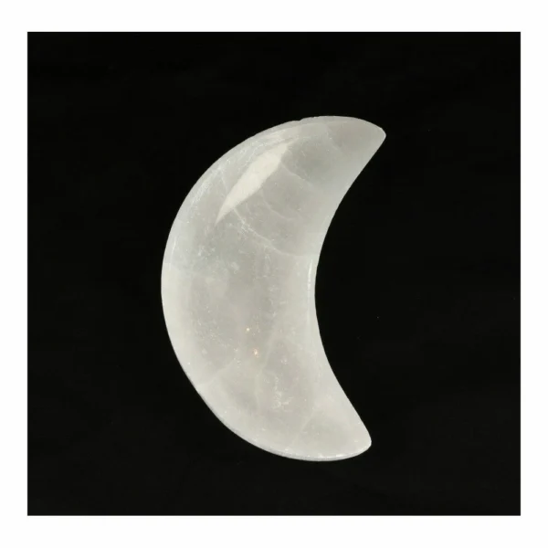 Leuk seleniet schaaltje in de vorm van een maan met een afmeting van 15cm lang