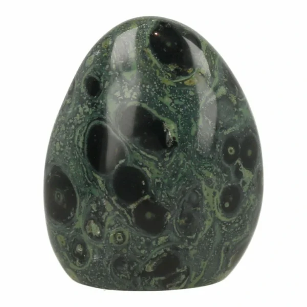 Fijne Kabamba jaspis vrije vorm van 8,5cm hoog met mooie vorm en tekening