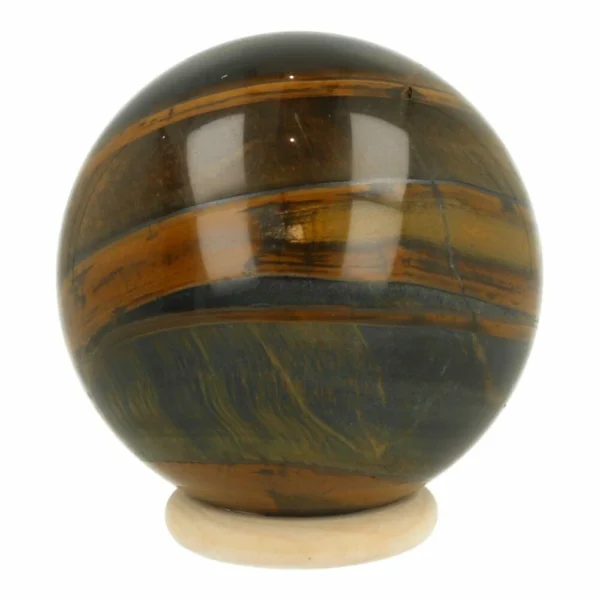 Bijzondere tijgeroog bol met een diameter van 78mm uit Zuid Afrika